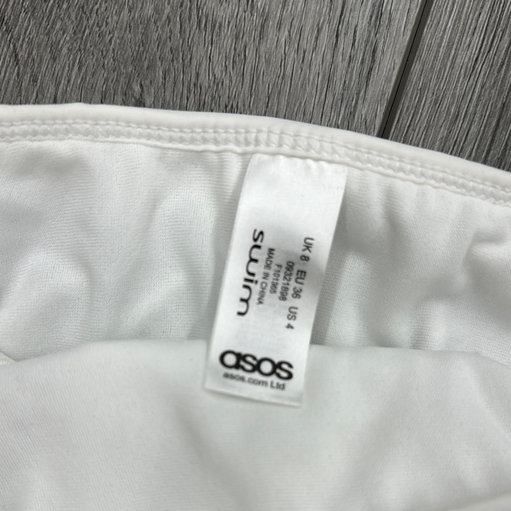 NEW ASOS White Eyelet Bikini Set - Picture 2 of 5